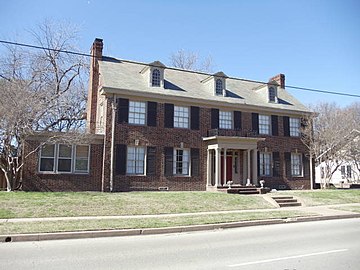 E.K. Atwood House, built in the Colonial Revival style in 1925.