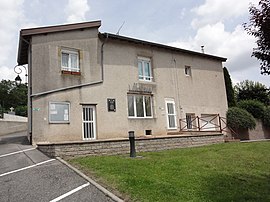 The town hall in Haigneville