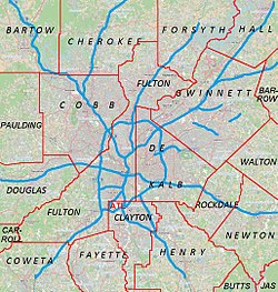 Hiram is located in Metro Atlanta