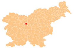 Location of the Municipality of Vodice in Slovenia