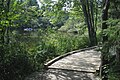 The linear park in Loretteville.