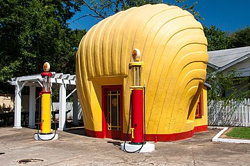 Shell Service Station in Winston-Salem, North Carolina