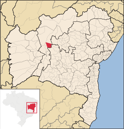 Location of Morpará in Bahia