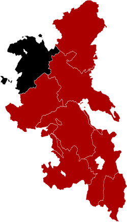 Buckingham Hundred (black) shown in Buckinghamshire