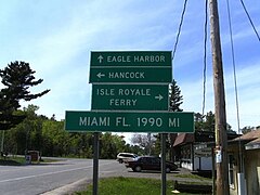 Photograph of the road sign