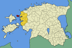 Vormsi Parish within Lääne County.