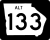 State Route 133 Alternate marker