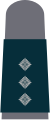 b. Dark-blue basic textile with bright-grey emblems – Air Force (here: captain grey-blue flying suit)