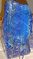 A block of Lapis Lazuli, originally used to make ultramarine.