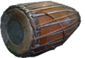 Tambor Mridangam, de la música carnática de la India.