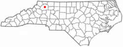 Location of Hays, North Carolina