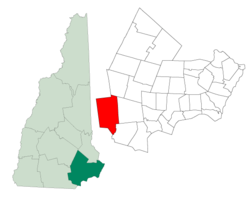 Location in Rockingham County, New Hampshire