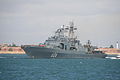 Vice-Admiral Kulakov leaving Portsmouth, UK in August 2012.