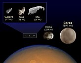 Size comparison of Ida