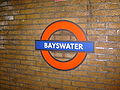 Bayswater station roundel