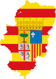 Archivo:Flag map of Aragón.svg