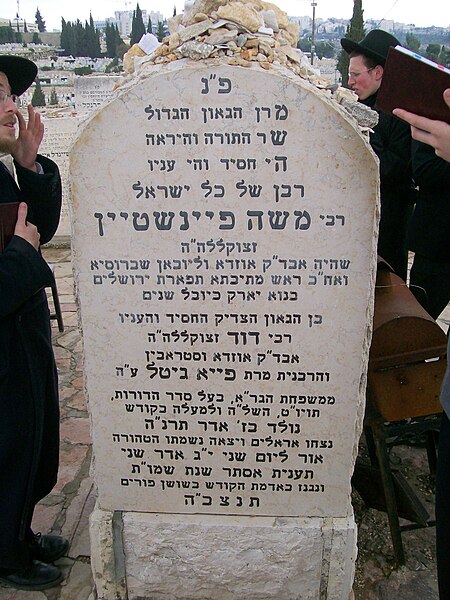 File:Grave of Moses Feinstein.jpg