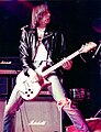 Image 71Ramones's lead guitarist Johnny Ramone performing in Toronto, 1977 (from 1970s in music)