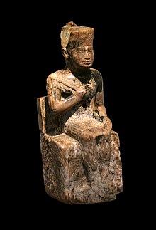 Ivory statuette of Khufu in the Cairo Museum