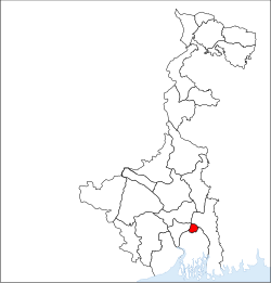 Location of Kolkata