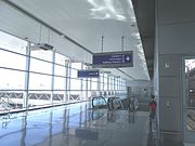 Inside PHX Sky Train Terminal 4 Station.