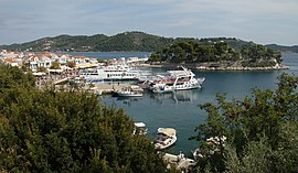 Skiathos harbour