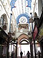 Thornton's Arcade showing the clock