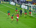 Image 16Cameroon faces Germany at Zentralstadion in Leipzig, 17 November 2004 (from Cameroon)