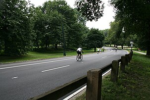 The West Drive, now closed to automobiles