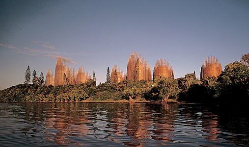 Jean-Marie Tjibaou Cultural Centre in Nouméa, New Caledonia (1991–98)