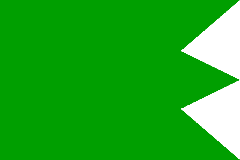 Файл:Green swallowtailed flag.svg