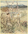 Image 34The 'Land of the Ever Young', an illustration of the Celtic Otherworld by Arthur Rackham (from Culture of Ireland)