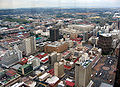 The skyline of Johannesburg's Central Business District as seen from the observatory of the Carlton Centre