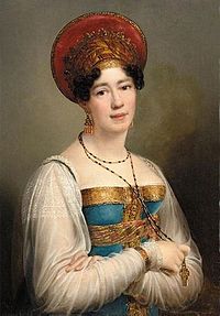 Софья Петровна Свечина Художник Ф.-Ж. Кинсон , 1816 год