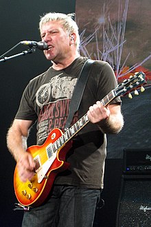 Lifeson performing in 2007