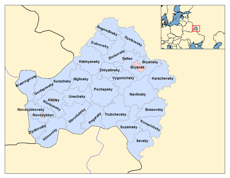 Файл:Bryansk admin divisions.png