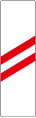 The lower plate with two red lines indicates a distance of 160 m from the railway