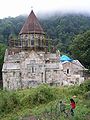 Haghartsin Monastery in the process of renovation (August 2009)