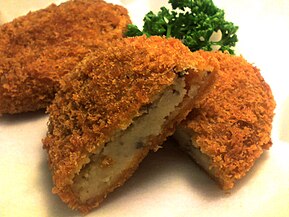 Korokke is the Japanese name for a deep-fried dish originally related to a French dish, the croquette.