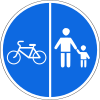 Cycle and pedestrian path