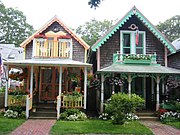 Another view of cottages in Oak Bluffs,.