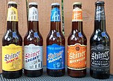 A selection of Shiner beer varieties