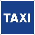 S-18 Reserved place for taxis