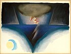 O'Keeffe, A Storm, 1922, pastel on paper, mounted on illustration board, 46.4 x 61.9 cm, Metropolitan Museum of Art