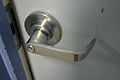 Commercial duty lever door handle