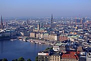 Hamburg from above