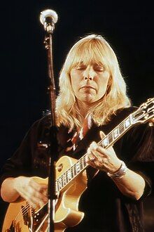 Joni Mitchell performing in 1983