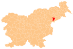 The location of the Municipality of Majšperk