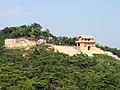 Ki Castle, a reconstructed Korean-style mountain fortress in Japan.