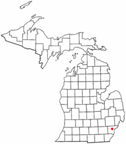 Location in Michigan